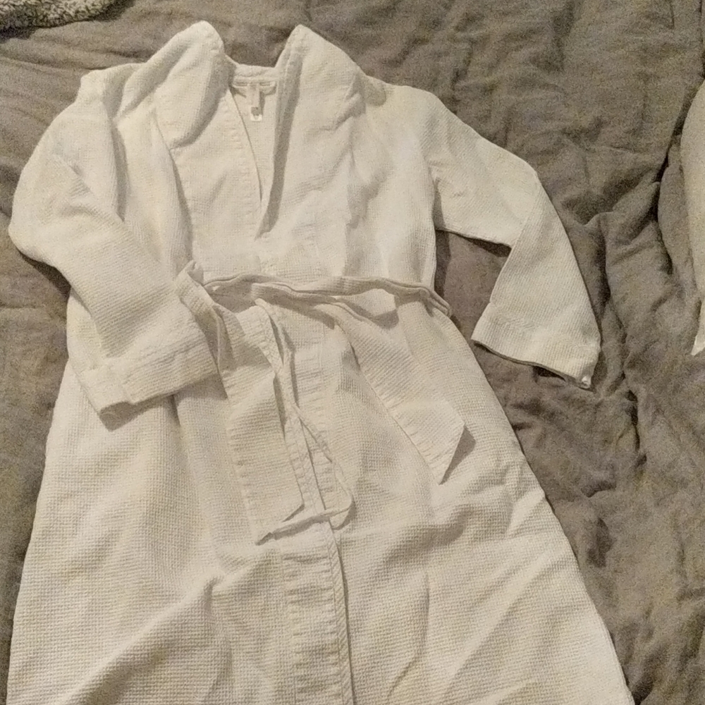 White Spa Cotton Robe